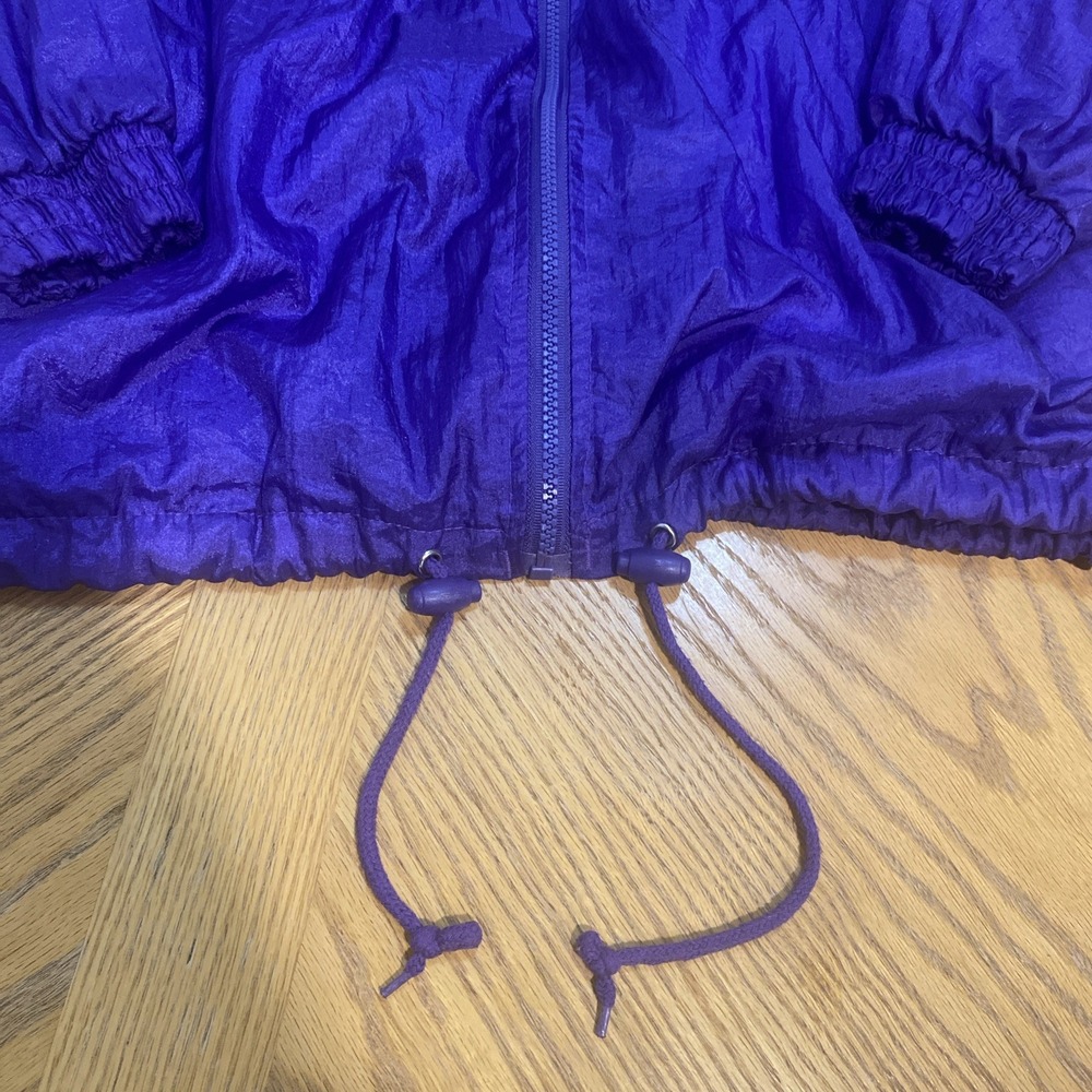 Vintage 90s Windbreaker Jacket Basic Editions Ret… - image 2